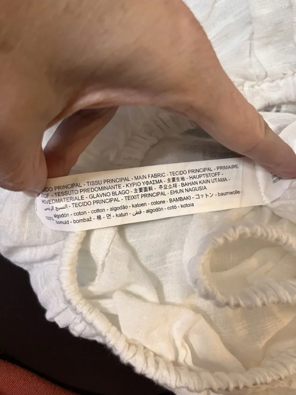 Zara Lace Eyelet Sz XS Embroider Crop Boho Cottagecore Openwork Deep V Tie Cuff